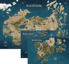 D&D Map Set: Eberron Nations for Khorvaire